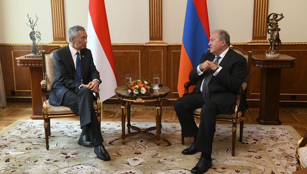 Президент Армен Саркисян принял премьер-министра Сингапура Ли Сянлуна - Sputnik Արմենիա