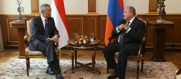 Президент Армен Саркисян принял премьер-министра Сингапура Ли Сянлуна - Sputnik Արմենիա