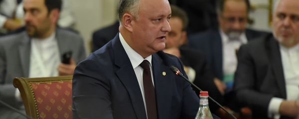Выступление президента Молдовы Игоря Додона во время расширенного заседания Высшего Евразийского Экономического Совета (1 октября 2019). Еревaн - Sputnik Արմենիա