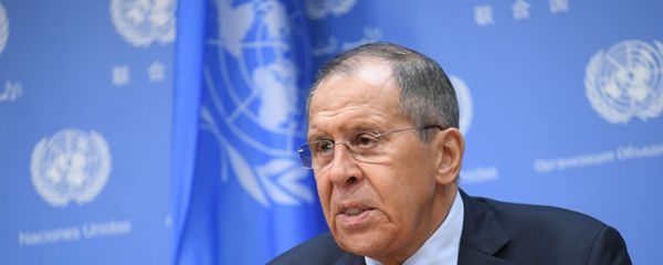 Министр иностранных дел России Сергей Лавров в рамках 74-й сессии Генассамблеи ООН (27 сентября 2019). Нью-Йорк - Sputnik Армения