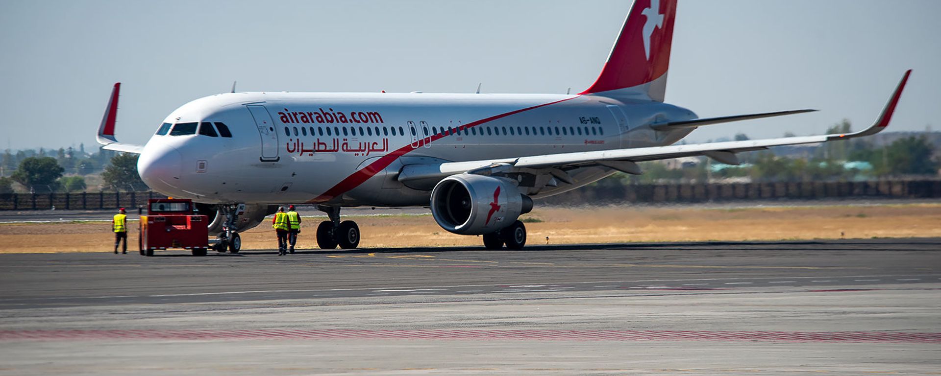 Самолет авиакомпаний Air Arabia в аэропорту Звартноц - Sputnik Армения, 1920, 14.08.2021