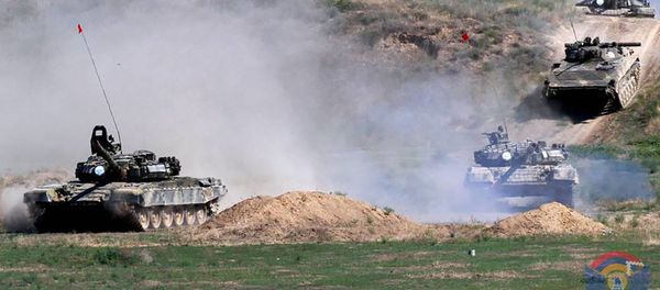 Военные учения Армии Обороны Карабаха - Sputnik Армения