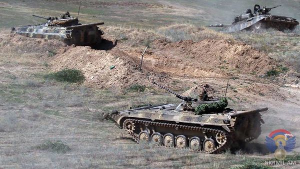 Военные учения Армии Обороны Карабаха Военные учения Армии Обороны Карабаха - Sputnik Армения