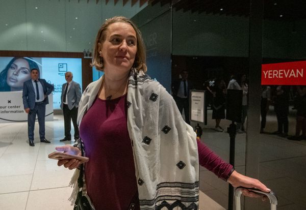 Визит спикера WCIT 2019, вице-президента по финансовой стратегии Lyft Мишель Де Белла в Ереван (5 октября 2019). Звартноц - Sputnik Армения