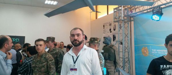 Давид Галоян, директор компании по разработке беспилотников Davaro - Sputnik Армения