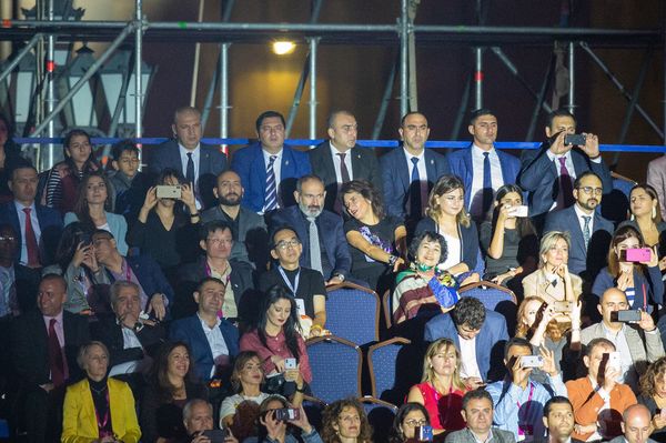 Концерт оркестра WCIT под управлением Сергея Смбатяна (6 октября 2019). Ереван - Sputnik Армения