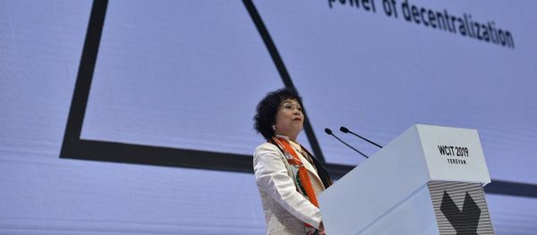Президент Всемирного альянса информационных технологий и услуг (WITSA) Ивон Чу на открытии WCIT 2019 (7 октября 2019). Еревaн Президент Всемирного альянса информационных технологий и услуг (WITSA) Ивон Чу на открытии WCIT 2019 (7 октября 2019). Еревaн - Sputnik Армения