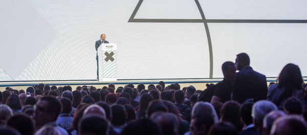 Выступление премьер-министра Никола Пашиняна на открытии WCIT 2019 (7 октября 2019). Еревaн - Sputnik Արմենիա