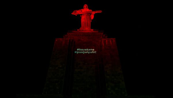 В парке Победа прошла акция #Хватит в знак протеста против селективных абортов (11 октября 2019). Еревaн - Sputnik Армения