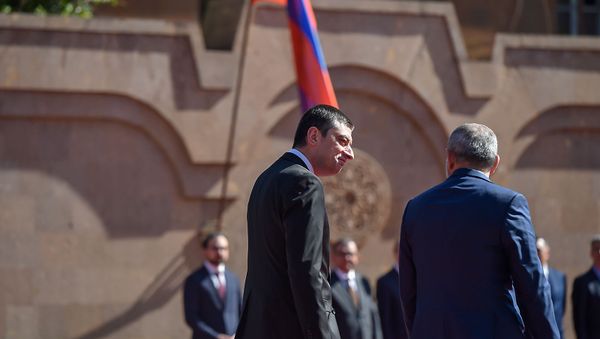Официальный визит премьер-министра Грузии Георгия Гахария в Армению (15 октября 2019). Еревaн - Sputnik Армения