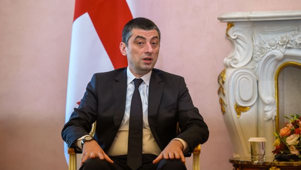 Официальный визит премьер-министра Грузии Георгия Гахария в Армению (15 октября 2019). Еревaн Официальный визит премьер-министра Грузии Георгия Гахария в Армению (15 октября 2019). Еревaн - Sputnik Армения