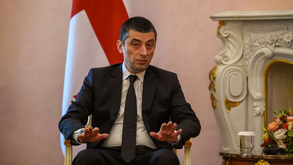 Официальный визит премьер-министра Грузии Георгия Гахария в Армению (15 октября 2019). Еревaн - Sputnik Армения