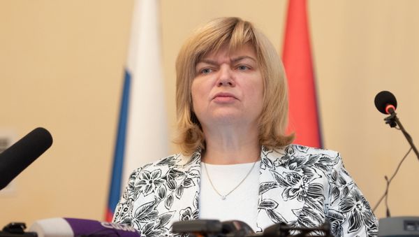 Замминистра здравоохранения России Татьяна Семенова на армяно-российском форуме по здравоохранению (21 октября 2019). Еревaн - Sputnik Армения