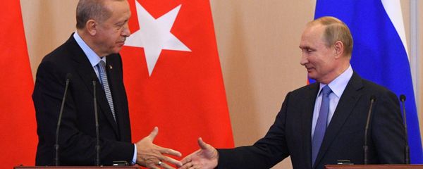 Президент РФ В. Путин встретился с президентом Турции Р. Т. Эрдоганом - Sputnik Армения