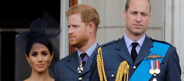Меган Маркл, принц Гарри и принц Уильям - Sputnik Армения