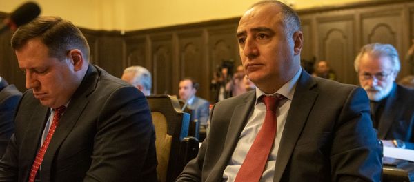 Глава Специальной следственной службы Сасун Хачатрян на заседании правительства Армении (24 октября 2019). Еревaн - Sputnik Армения