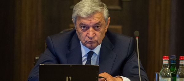 Министр по чрезвычайным ситуациям Феликс Цолакян на заседании правительства Армении (24 октября 2019). Еревaн - Sputnik Արմենիա