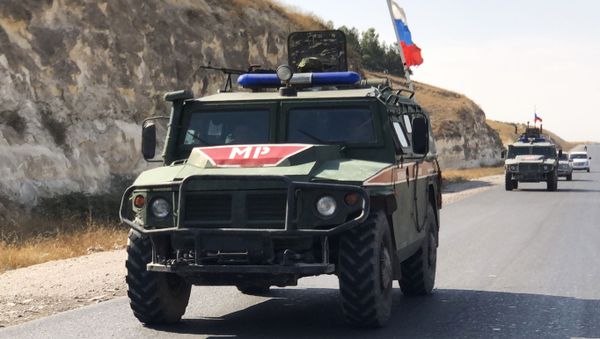 Военная полиция РФ на северо-востоке провинции Алеппо в Сирии - Sputnik Армения
