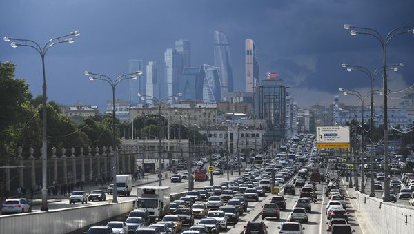 Пробка на Садовом кольце в Москве - Sputnik Армения