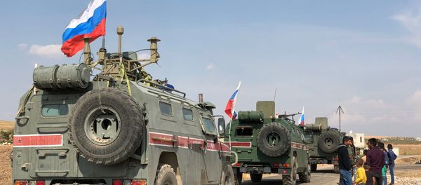 Военная полиция РФ на северо-востоке провинции Алеппо в Сирии Военная полиция РФ на северо-востоке провинции Алеппо в Сирии - Sputnik Армения