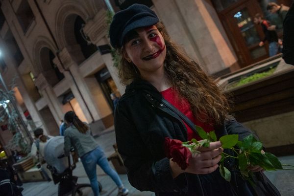 Празднование Хэллоуина на улицах Еревана (31 октября 2019). Еревaн Празднование Хэллоуина на улицах Еревана (31 октября 2019). Еревaн - Sputnik Армения
