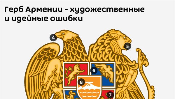 Герб Армении - художественные и идейные ошибки - Sputnik Армения