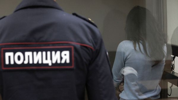 Рассмотрение в Мосгорсуде жалобы на арест сестер Марии, Крестины и Ангелины Хачатурян, обвиняемых в убийстве отца (20 августа 2018). Москвa - Sputnik Армения
