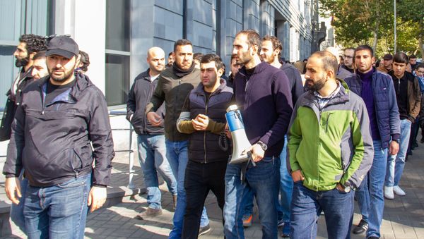 Акция протеста против министра Араика Арутюняна (7 ноября 2019). Еревaн Акция протеста против министра Араика Арутюняна (7 ноября 2019). Еревaн - Sputnik Армения
