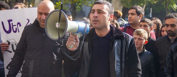 Акция протеста против министра Араика Арутюняна (7 ноября 2019). Еревaн Акция протеста против министра Араика Арутюняна (7 ноября 2019). Еревaн - Sputnik Արմենիա