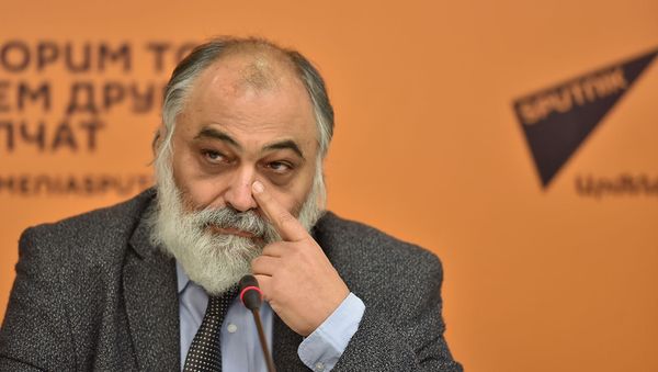 Пресс-конференция Рубена Сафрастяна в мультимедийном пресс-центре Sputnik Армения (15 ноября 2019). Еревaн - Sputnik Արմենիա