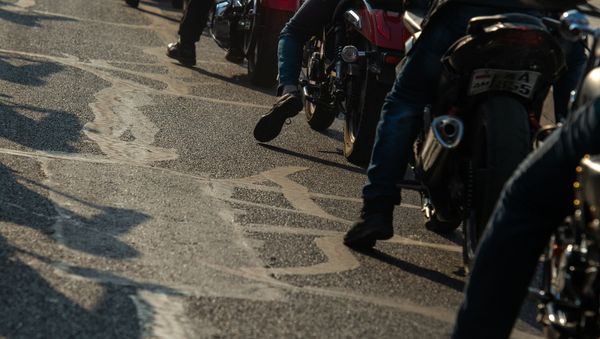 Мотопробег байкеров клуба Dark Ravens (20 ноября 2019). Еревaн - Sputnik Армения