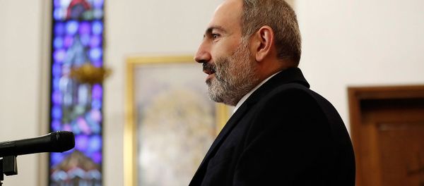 Премьер-министр Никол Пашинян на встрече с армянской диаспорой в Милане (20 ноября 2019). Италия Премьер-министр Никол Пашинян на встрече с армянской диаспорой в Милане (20 ноября 2019). Италия - Sputnik Армения