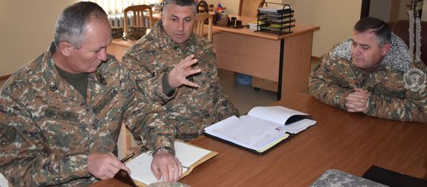Начальник генштаба ВС РА Артак Давтян посетил воинскую часть (21 ноября 2019). Армения Начальник генштаба ВС РА Артак Давтян посетил воинскую часть (21 ноября 2019). Армения - Sputnik Արմենիա