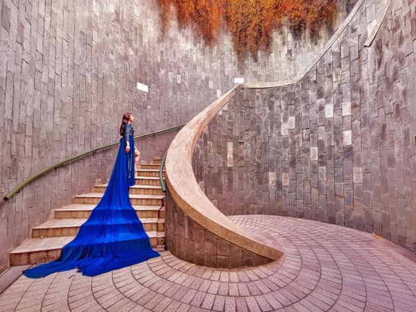 Снимок Lady in Blue фотографа из Сингапура, представленный на фотоконкурсе The World's Best Photos of #Fashion2019  - Sputnik Армения