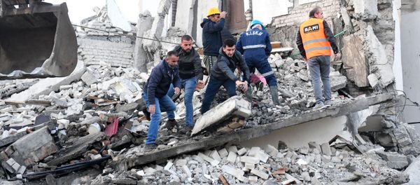 Последствия землетрясения в Албании Последствия землетрясения в Албании - Sputnik Արմենիա
