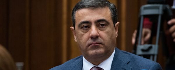 Исполняющий обязанности главы СНБ Эдуард Мартиросян на Международной конференции, посвященной 15-летию офиса омбудсмена в Армении (27 ноября 2019). Еревaн - Sputnik Արմենիա