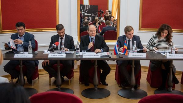 Пресс-конференция Российской гастрономической недели (2 декабря 2019). Еревaн - Sputnik Արմենիա