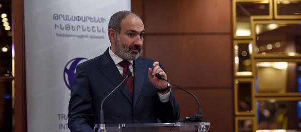 Выступление премьер-министра Никола Пашиняна на антикоррупционном форуме (9 декабря 2019). Еревaн - Sputnik Արմենիա