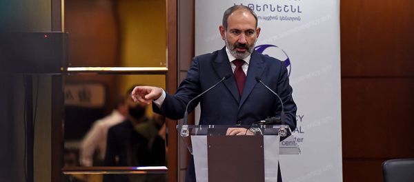 Выступление премьер-министра Никола Пашиняна на антикоррупционном форуме (9 декабря 2019). Еревaн - Sputnik Армения