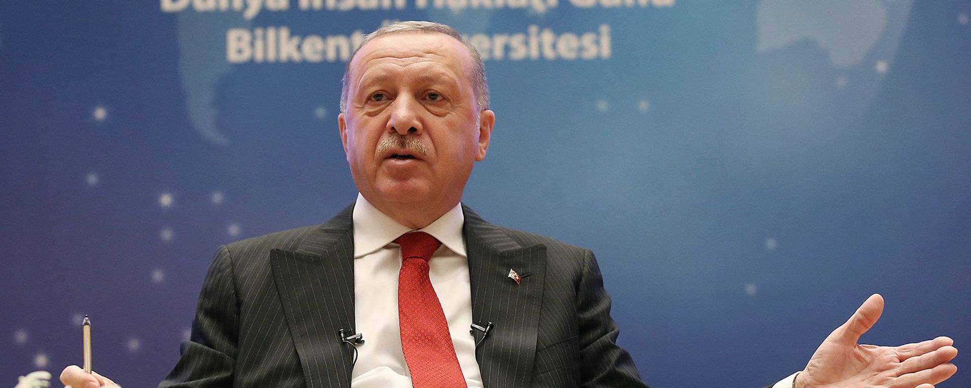 Выступление президента Турции Реджепа Тайипа Эрдогана на мероприятии Всемирного Дня прав человека (10 декабря 2019). Анкара - Sputnik Արմենիա, 1920, 02.06.2021