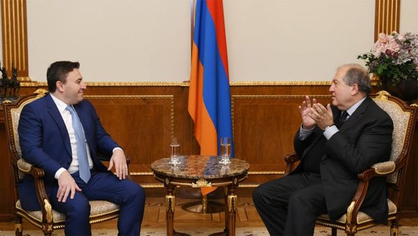 Նախագահ Արմեն Սարգսյանը հյուրընկալել է աշխարհահռչակ ջութակահար Մաքսիմ Վենգերովին - Sputnik Արմենիա