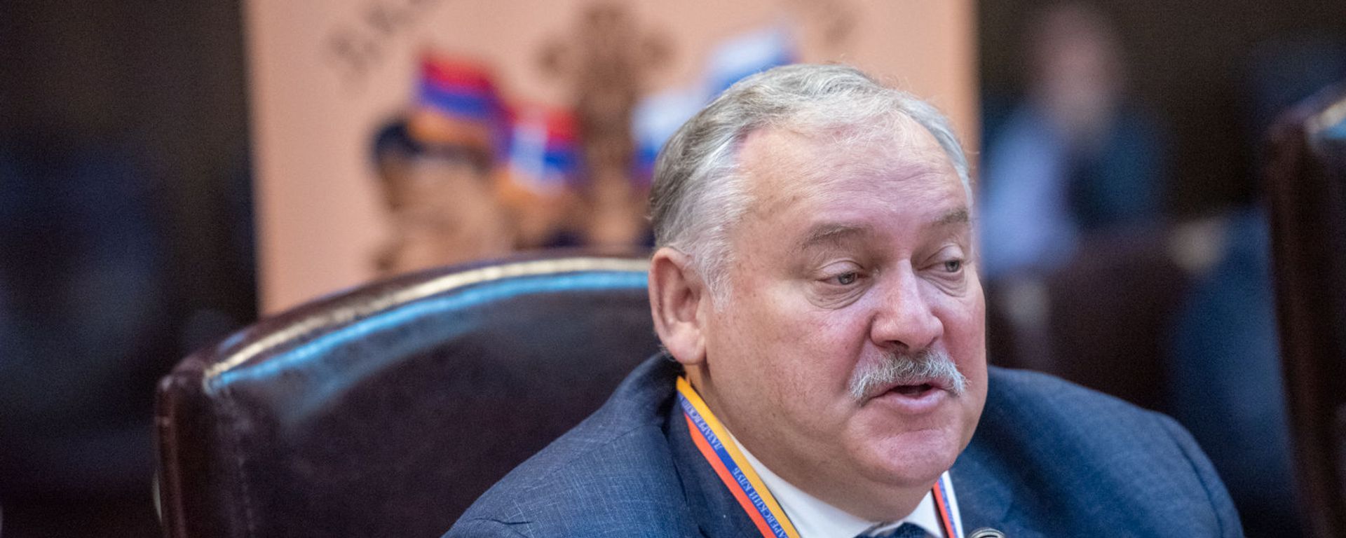 Константин Затулин на заседании армяно-российского Лазаревского клуба (13 декабря 2019). Еревaн - Sputnik Արմենիա, 1920, 03.03.2021