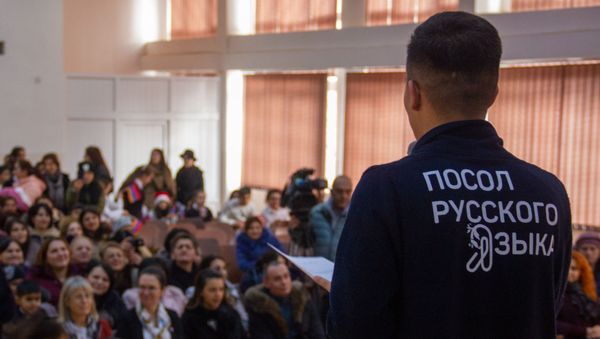 Программа Послы русского языка в школе №8 города Раздан - Sputnik Армения