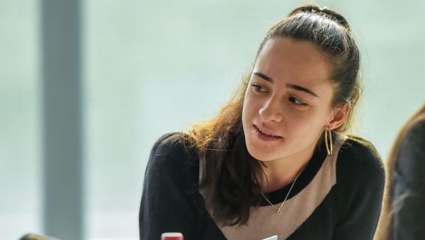 Глава Комитета гражданской авиации Татевик Ревазян на пресс-конференции (16 декабря 2019). Еревaн - Sputnik Армения