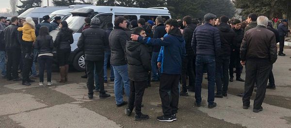 Первый день зимнего призыва (16 декабря 2019). Гюмри - Sputnik Արմենիա