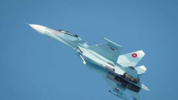 Первые Су-30СМ для Армении на промежуточной посадке в Толмачево - Sputnik Армения