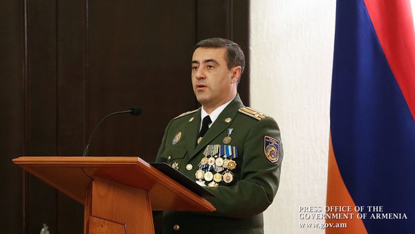 Премьер-министр Никол Пашинян принял участие на праздничном заседании по поводу для сотрудника нацбезопасности (19 декабря 2019). Еревaн - Sputnik Армения