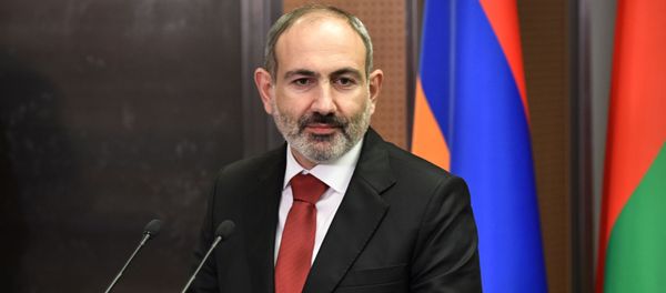 Премьер-министр Армении Никол Пашинян на заседании Высшего евразийского экономического совета (20 декабря 2019). Санкт-Петербург - Sputnik Армения