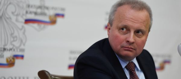 Посол России в Армении Сергей Копыркин на итоговой пресс-конференции (24 декабря 2019). Еревaн Посол России в Армении Сергей Копыркин на итоговой пресс-конференции (24 декабря 2019). Еревaн - Sputnik Армения