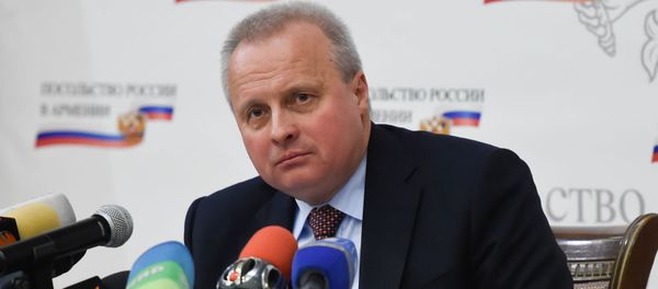 Посол России в Армении Сергей Копыркин на итоговой пресс-конференции (24 декабря 2019). Еревaн - Sputnik Армения